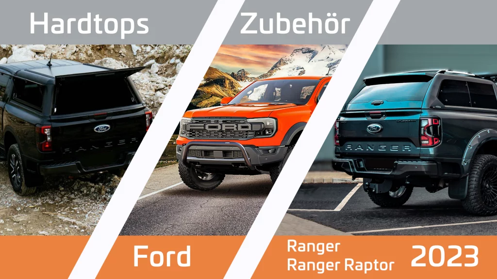 Hardtops und Zubehör für den neuen Ford Ranger